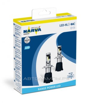 Narva H4 6000K Range Power LED