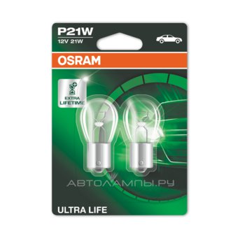 P21W 12V-21W (BA15s) (.  ) Ultra Life ( 2.) 7506ULT-02B